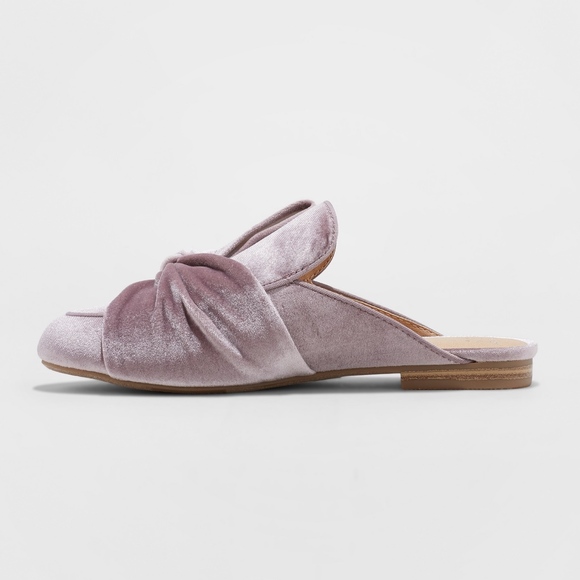 NEW Knotted Velvet Mules Slides - Picture 3 of 3